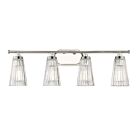 Savoy House Essentials 8-1745-4-109 Chantilly 4-Lights 240W Polished Nickel Vanity Light