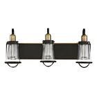 Savoy House 8-1780-3-79 Lansing 3-Lights 180W English Bronze and Warm Brass Vanity Light
