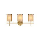 Savoy House 8-2055-3-322 Camden 3-Lights 180W Warm Brass Bathroom Vanity Light