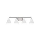 Savoy House 8-2988-4-SN Blair 4-Lights 240W Satin Nickel Bathroom Vanity Light
