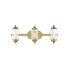 Savoy House 8-3024-3-322 3-Lights 180W Warm Brass Bath Vanity Light