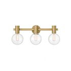Savoy House Essentials 8-3076-3-322 Wright 3-Lights 180W Warm Brass Vanity Light