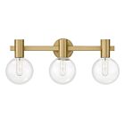 Savoy House Essentials 8-3076-3-322 Wright 3-Lights 180W Warm Brass Vanity Light