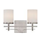 Savoy House Essentials 8-338-2-SN Colton 2-Lights 120W Satin Nickel Vanity Light
