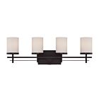Savoy House Essentials 8-338-4-13 Colton 4-Lights 240W English Bronze Vanity Light