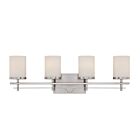 Savoy House Essentials 8-338-4-SN Colton 4-Lights 240W Satin Nickel Vanity Light