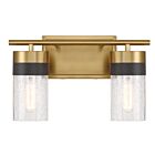 Savoy House 8-3600-2-322 Brickell 2-Lights 120W Warm Brass Vanity Light