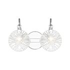 Savoy House 8-3981-2-11 Addison 2-Lights 120W Chrome/Polished Nickel Vanity Light