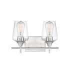 Savoy House Essentials 8-4030-2-SN Octave 2-Lights 120W Satin Nickel Vanity Light