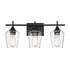 Savoy House Essentials 8-4030-3-13 Octave 3-Lights 180W English Bronze Vanity Light