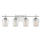 Savoy House Essentials 8-4030-4-11 Octave 4-Lights 240W Polished Chrome Vanity Light