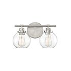 Savoy House Essentials 8-4050-2-SN Carson 2-Lights 120W Satin Nickel Vanity Light