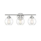 Savoy House Essentials 8-4050-3-SN Carson 3-Lights 180W Satin Nickel Vanity Light