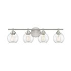 Savoy House Essentials 8-4050-4-SN Carson 4-Lights 240W Satin Nickel Vanity Light