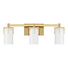 Savoy House 8-4128-3-322 Caldwell 3-Lights 180W Brass Vanity Light 