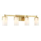 Savoy House 8-4128-4-322 Caldwell 4-Lights 240W Brass Vanity Light 