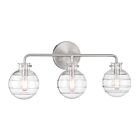 Savoy House Essentials 8-4300-3-SN Mason 3-Lights 180W Satin Nickel Vanity Light