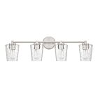 Savoy House Essentials 8-5606-4-SN Ballas 4-Lights 240W Satin Nickel Vanity Light