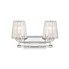 Savoy House Essentials 8-6001-2-109 Garnet 2-Lights 120W Polished Nickel Vanity Light