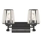 Savoy House Essentials 8-6001-2-BK Garnet 2-Lights 120W Matte Black Vanity Light