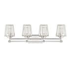 Savoy House Essentials 8-6001-4-109 Garnet 4-Lights 240W Polished Nickel Vanity Light
