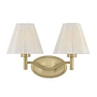 Savoy House 8-6081-2-127 Rosa 2-Lights 60W Brass Incandescent/LED Vanity Light