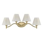 Savoy House 8-6081-4-127 Rosa 4-Lights 60W Brass Incandescent/LED Vanity Light