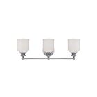 Savoy House Essentials 8-6836-3-11 Melrose 3-Lights 180W Polished Chrome Vanity Light