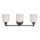 Savoy House Essentials 8-6836-3-13 Melrose 3-Lights 180W English Bronze Vanity Light