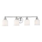 Savoy House Essentials 8-6836-4-11 Melrose 4-Lights 240W Polished Chrome Vanity Light