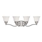 Savoy House Essentials 8-6837-4-69 Yates 4-Lights 240W Pewter Vanity Light