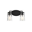 Savoy House Essentials 8-7045-2-BK Sacremento 2-Lights 120W Black Vanity Light