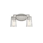 Savoy House Essentials 8-7045-2-SN Sacremento 2-Lights 120W Satin Nickel Vanity Light