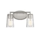 Savoy House Essentials 8-7045-2-SN Sacremento 2-Lights 120W Satin Nickel Vanity Light