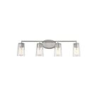 Savoy House Essentials 8-7045-4-SN Sacremento 4-Lights 240W Satin Nickel Vanity Light