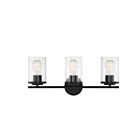Savoy House Essentials 8-8020-3-BK Marshall 3-Lights 180W Matte Black Vanity Light