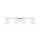 Savoy House 8-8204-4-109 Genry 4-Lights 240W Chrome/Polished Nickel Vanity Light