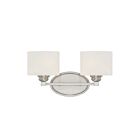 Savoy House Essentials 8-890-2-SN Kane 2-Lights 120W Satin Nickel Vanity Light