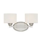 Savoy House Essentials 8-890-2-SN Kane 2-Lights 120W Satin Nickel Vanity Light
