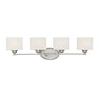 Savoy House Essentials 8-890-4-SN Kane 4-Lights 240W Satin Nickel Vanity Light