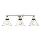 Savoy House Essentials 8-9130-3-109 Drake 3-Lights 180W Polished Nickel Vanity Light
