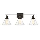 Savoy House Essentials 8-9130-3-13 Drake 3-Lights 180W English Bronze Vanity Light