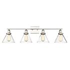 Savoy House Essentials 8-9130-4-109 Drake 4-Lights 240W Polished Nickel Vanity Light