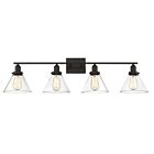 Savoy House Essentials 8-9130-4-13 Drake 4-Lights 240W English Bronze Vanity Light