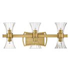 Savoy House 8-9702-6-322 Bennington 6-Lights 360W Warm Brass Vanity Light