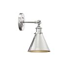 Savoy House Essentials Glenn 9-0901-1-109 1-Light Polished Nickel Wall Sconce