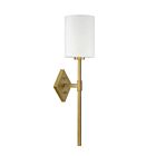 Savoy House Essentials Destin 9-0902-1-322 1-Light Warm Brass Wall Sconce