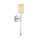 Savoy House Essentials Fremont 9-101-1-109 1-Light Polished Nickel Wall Sconce