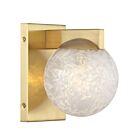 Savoy House 9-1017-1-322 1-Light 60W Warm Brass Wall Sconce