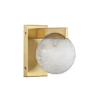 Savoy House 9-1017-1-322 1-Light 60W Warm Brass Wall Sconce